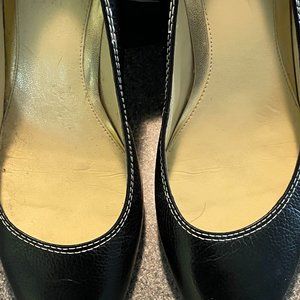 Ralph Lauren Black Leather Heels